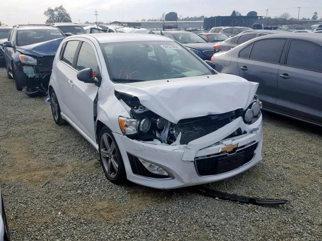 1G1JH6SB8G4146723 - 2016 CHEVROLET SONIC RS WHITE photo 1