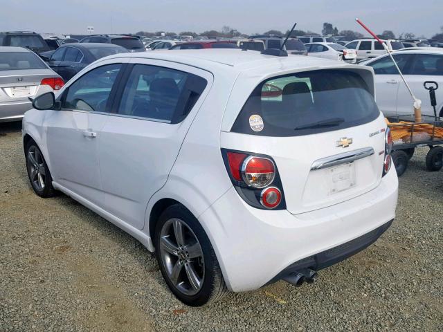 1G1JH6SB8G4146723 - 2016 CHEVROLET SONIC RS WHITE photo 3