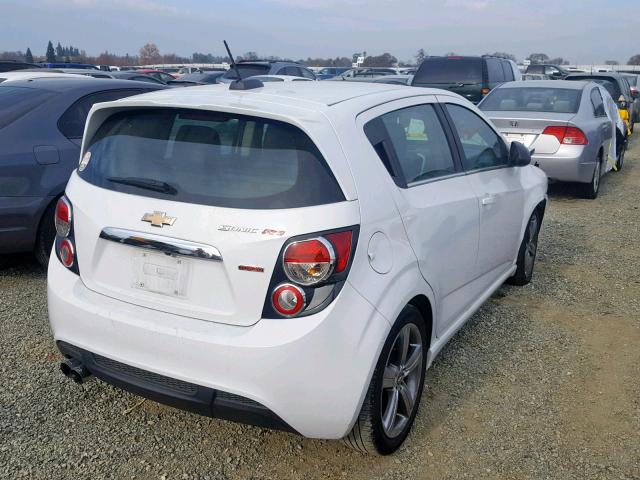 1G1JH6SB8G4146723 - 2016 CHEVROLET SONIC RS WHITE photo 4