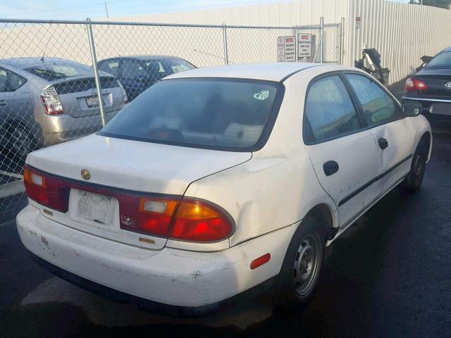 JM1BB1415T0348747 - 1996 MAZDA PROTEGE DX WHITE photo 4