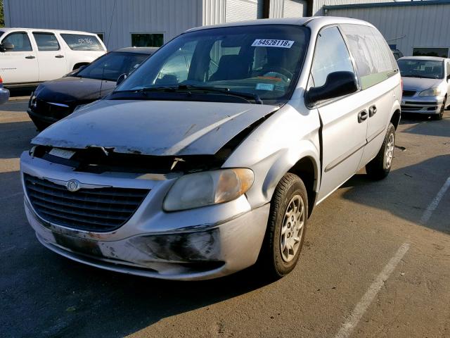 1C4GJ25B62B593534 - 2002 CHRYSLER VOYAGER GRAY photo 2