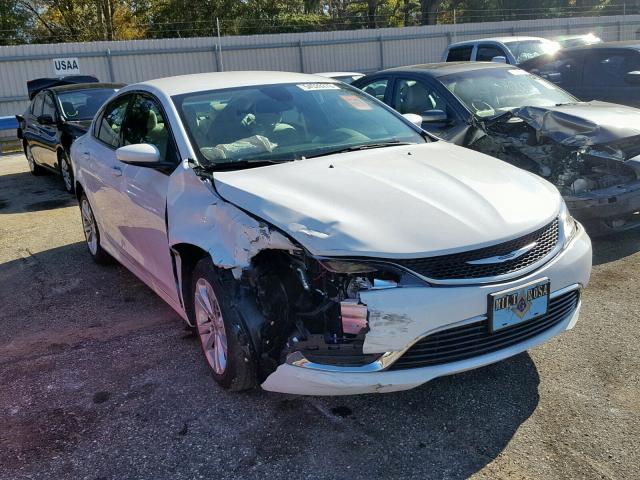 1C3CCCAB9FN736957 - 2015 CHRYSLER 200 LIMITE WHITE photo 1