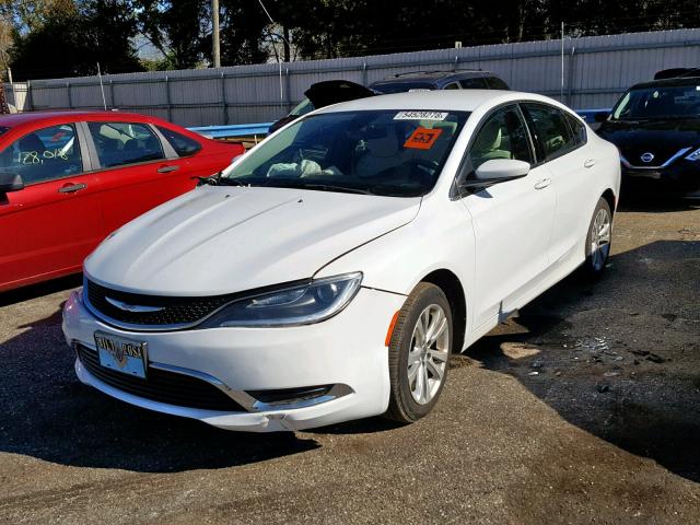 1C3CCCAB9FN736957 - 2015 CHRYSLER 200 LIMITE WHITE photo 2