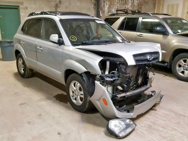 KM8JN72DX7U545457 - 2007 HYUNDAI TUCSON SE SILVER photo 1