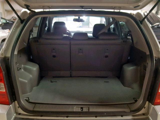 KM8JN72DX7U545457 - 2007 HYUNDAI TUCSON SE SILVER photo 9