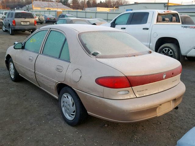 1MEFM13P2WW624982 - 1998 MERCURY TRACER LS BEIGE photo 3