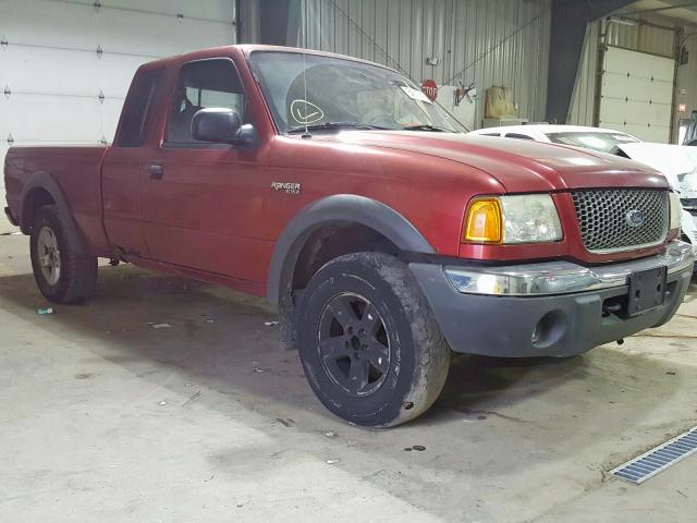 1FTZR45E92TA47277 - 2002 FORD RANGER SUP RED photo 1