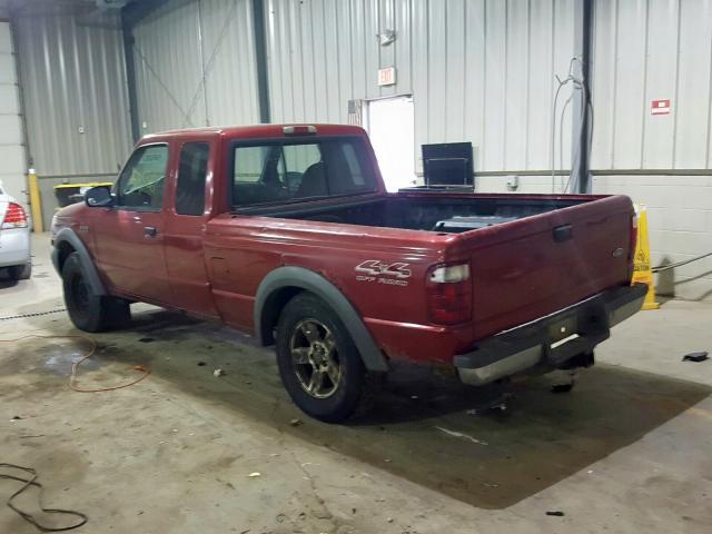 1FTZR45E92TA47277 - 2002 FORD RANGER SUP RED photo 3