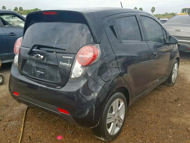 KL8CB6S97EC529630 - 2014 CHEVROLET SPARK LS BLACK photo 4