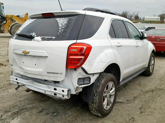 2GNFLFEKXG6284017 - 2016 CHEVROLET EQUINOX LT WHITE photo 4