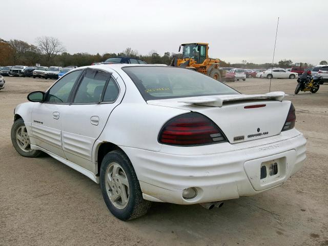 1G2NF52TXYC510153 - 2000 PONTIAC GRAND AM S WHITE photo 3
