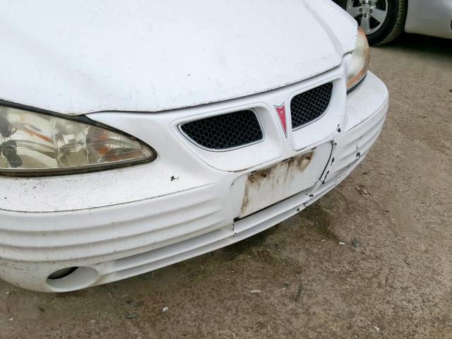 1G2NF52TXYC510153 - 2000 PONTIAC GRAND AM S WHITE photo 9