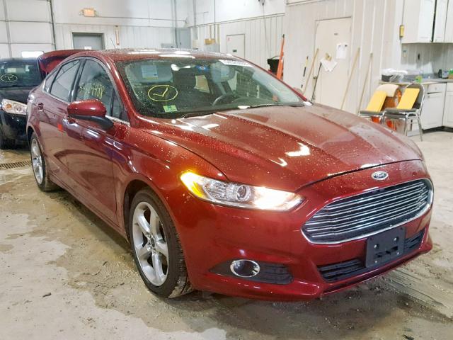 3FA6P0G78GR340411 - 2016 FORD FUSION S BURGUNDY photo 1