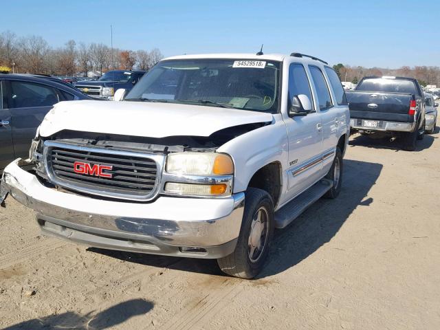 1GKEC13V25R107438 - 2005 GMC YUKON WHITE photo 2