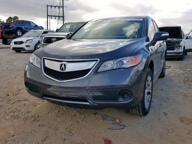 5J8TB4H36DL002483 - 2013 ACURA RDX BASE GRAY photo 2