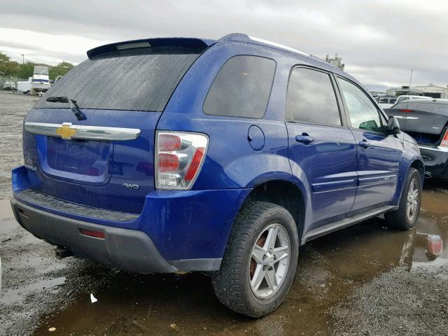 2CNDL73F956056966 - 2005 CHEVROLET EQUINOX LT BLUE photo 4