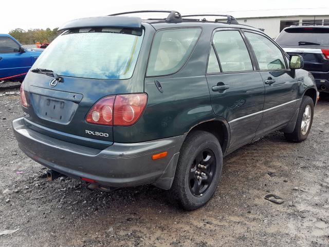 JT6HF10U7X0021181 - 1999 LEXUS RX 300 GREEN photo 4