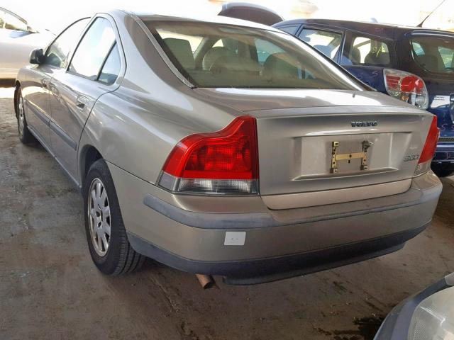 YV1RS61R412087323 - 2001 VOLVO S60 TAN photo 3