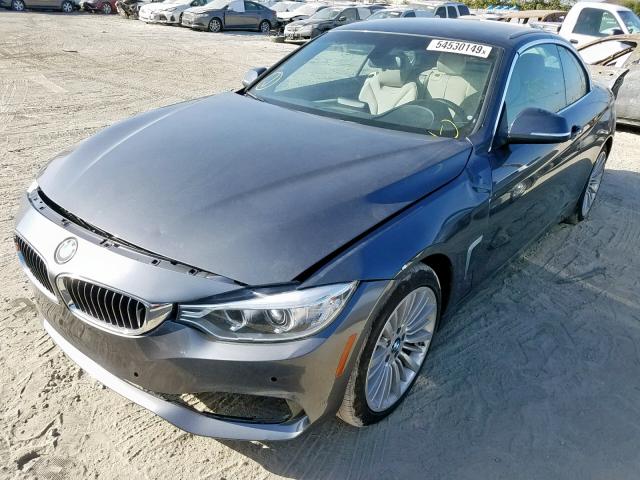 WBA3V7C51G5A25775 - 2016 BMW 428 I SULE GRAY photo 2