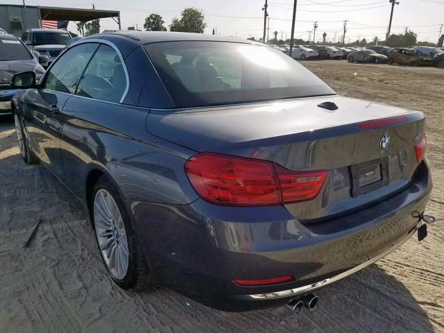 WBA3V7C51G5A25775 - 2016 BMW 428 I SULE GRAY photo 3