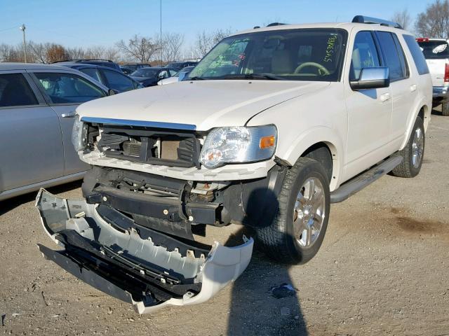 1FMEU75889UA34755 - 2009 FORD EXPLORER L WHITE photo 2