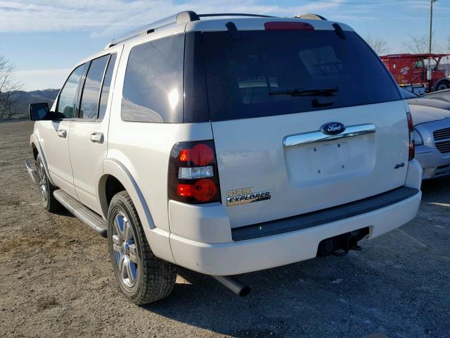 1FMEU75889UA34755 - 2009 FORD EXPLORER L WHITE photo 3