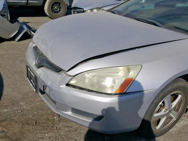 1HGCM72584A009341 - 2004 HONDA ACCORD EX SILVER photo 9