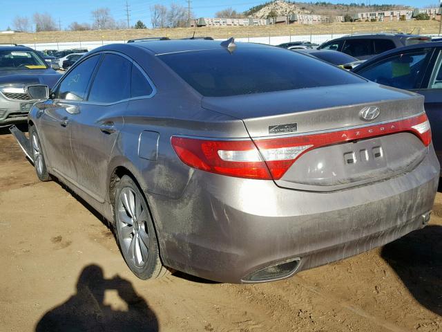 KMHFG4JG4DA231424 - 2013 HYUNDAI AZERA GRAY photo 3