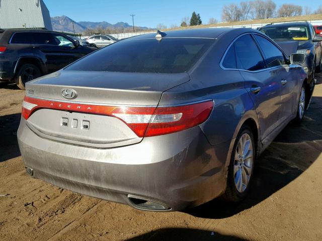 KMHFG4JG4DA231424 - 2013 HYUNDAI AZERA GRAY photo 4