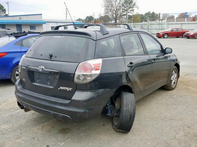 2T1KR32E76C584226 - 2006 TOYOTA COROLLA MA BLACK photo 4