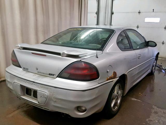 1G2NW12E22C250896 - 2002 PONTIAC GRAND AM G SILVER photo 4