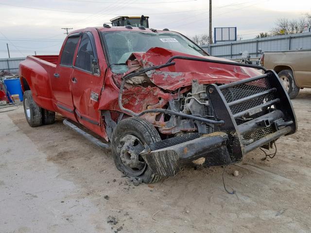 3D7ML48C37G721231 - 2007 DODGE RAM 3500 S RED photo 1