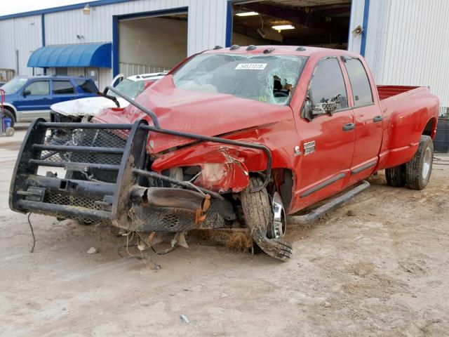 3D7ML48C37G721231 - 2007 DODGE RAM 3500 S RED photo 2