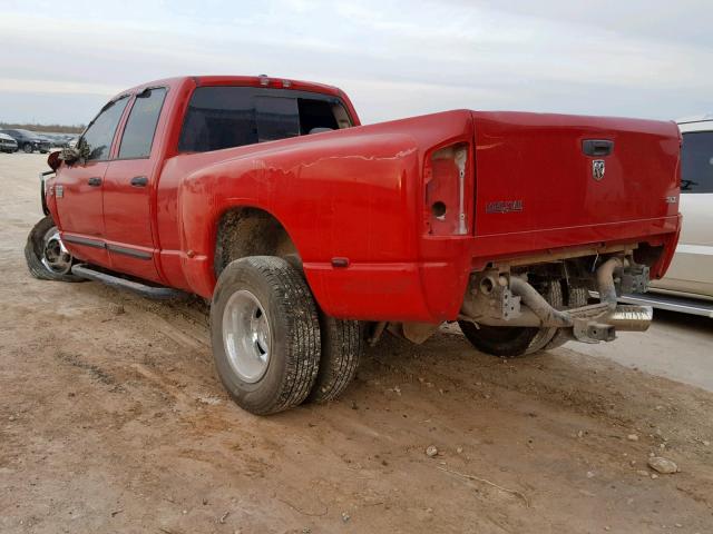 3D7ML48C37G721231 - 2007 DODGE RAM 3500 S RED photo 3