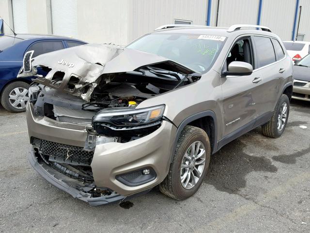 1C4PJMLX3KD132189 - 2019 JEEP CHEROKEE L BROWN photo 2