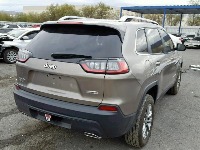 1C4PJMLX3KD132189 - 2019 JEEP CHEROKEE L BROWN photo 4