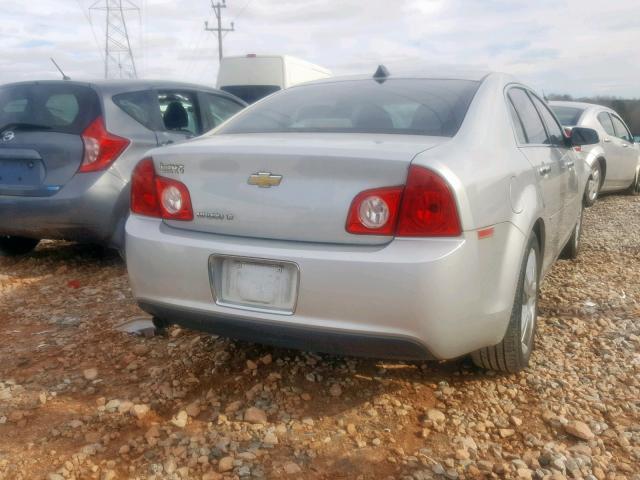 1G1ZC5E08CF319063 - 2012 CHEVROLET MALIBU 1LT 银色 照片 4