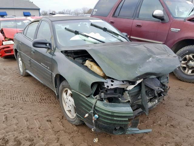 1G2NF52T0YC547230 - 2000 PONTIAC GRAND AM S GREEN photo 1