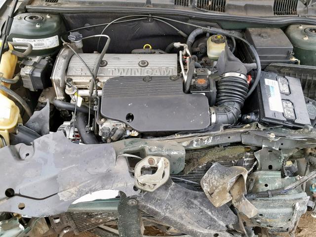 1G2NF52T0YC547230 - 2000 PONTIAC GRAND AM S GREEN photo 7