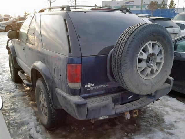 1GKCT18X85K103016 - 2005 GMC JIMMY SLS BLUE photo 3