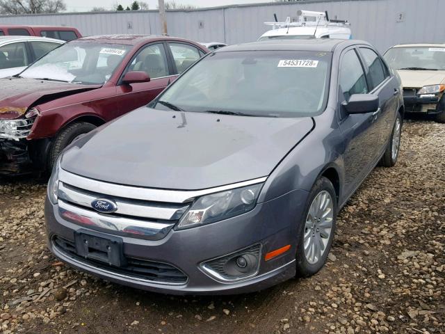 3FADP0L37BR120003 - 2011 FORD FUSION HYB GRAY photo 2