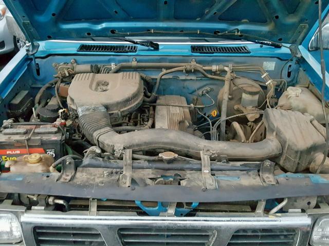 1N6SD16Y5SC351971 - 1995 NISSAN TRUCK KING BLUE photo 7