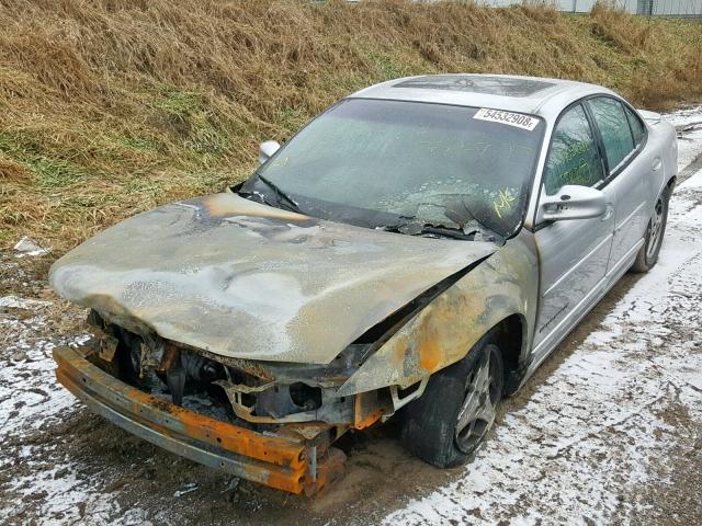 1G2WP52K72F250941 - 2002 PONTIAC GRAND PRIX ვერცხლისფერი ფოტო 2