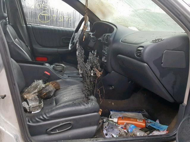 1G2WP52K72F250941 - 2002 PONTIAC GRAND PRIX ვერცხლისფერი ფოტო 5