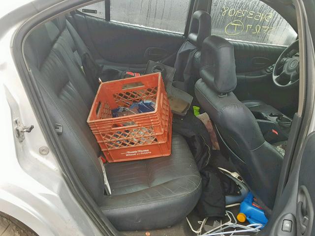 1G2WP52K72F250941 - 2002 PONTIAC GRAND PRIX ვერცხლისფერი ფოტო 6