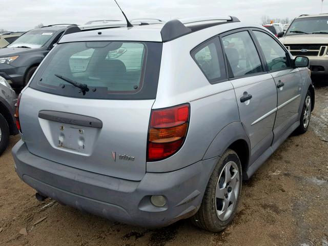 5Y2SL63885Z456447 - 2005 PONTIAC VIBE SILVER photo 4