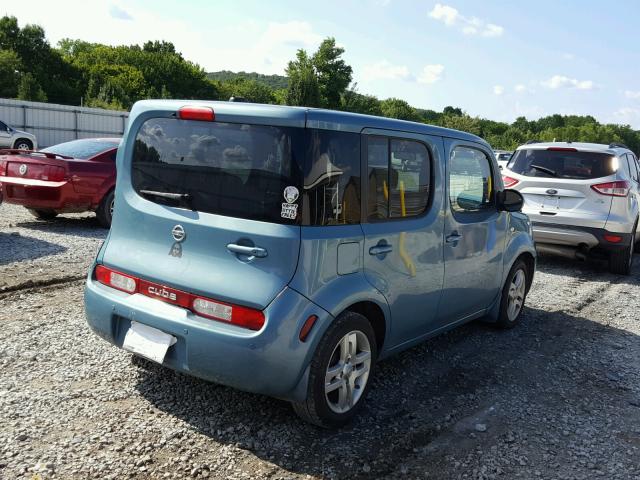 JN8AZ28R09T104271 - 2009 NISSAN CUBE BASE BLUE photo 4