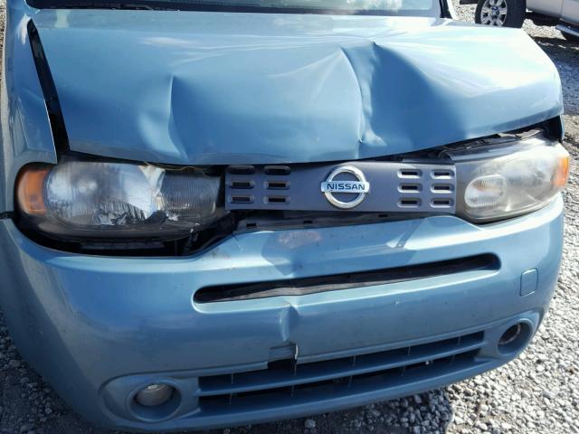 JN8AZ28R09T104271 - 2009 NISSAN CUBE BASE BLUE photo 9