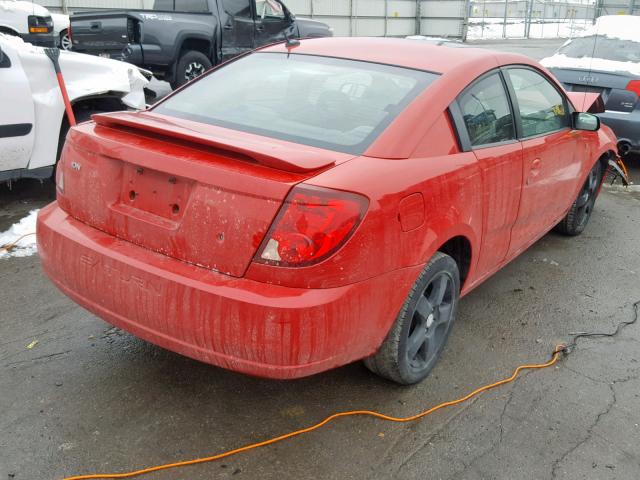 1G8AW15F36Z188887 - 2006 SATURN ION LEVEL RED photo 4