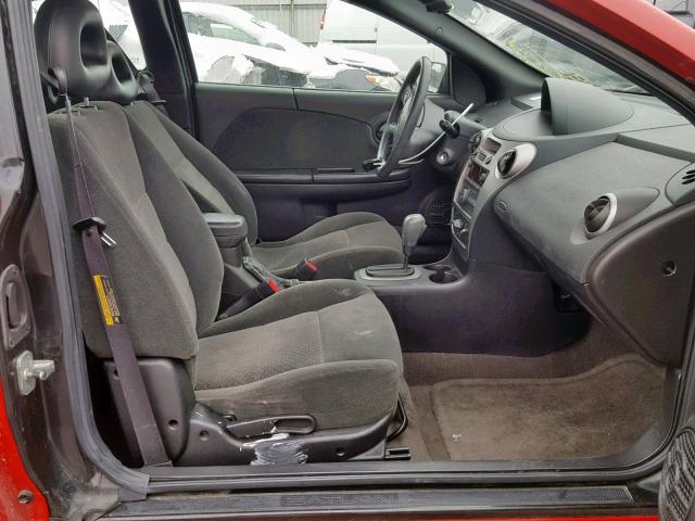1G8AW15F36Z188887 - 2006 SATURN ION LEVEL RED photo 5